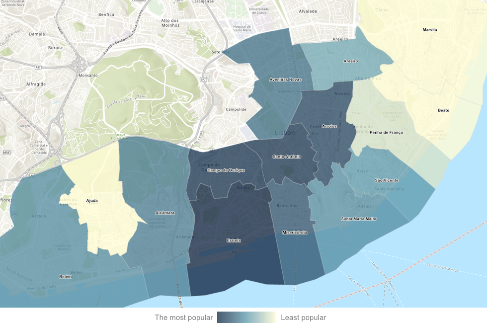 Survey Where expats and digital nomads live in Lisbon